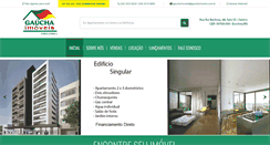 Desktop Screenshot of gauchaimoveis.com.br